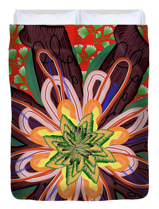Fantasy Flower No 6 - Duvet Cover