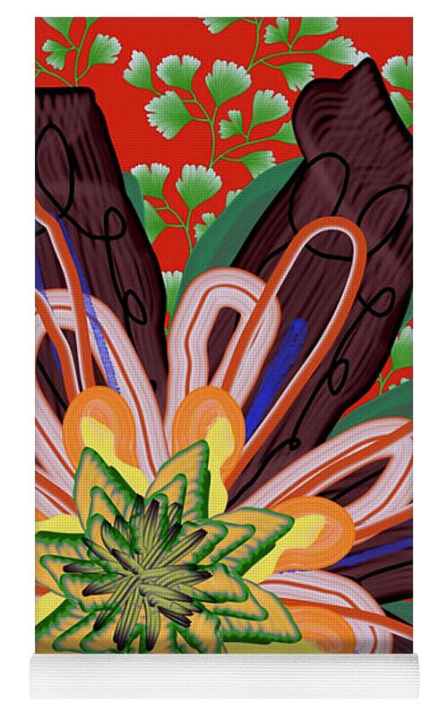 Fantasy Flower No 6 - Yoga Mat