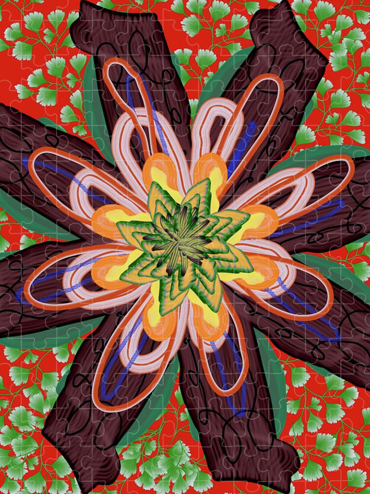 Fantasy Flower No 6 - Puzzle