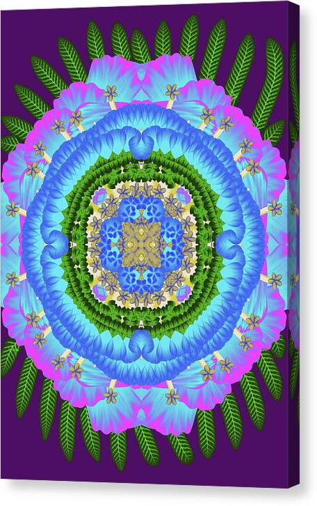 Fantasy Flower No 7 - Canvas Print