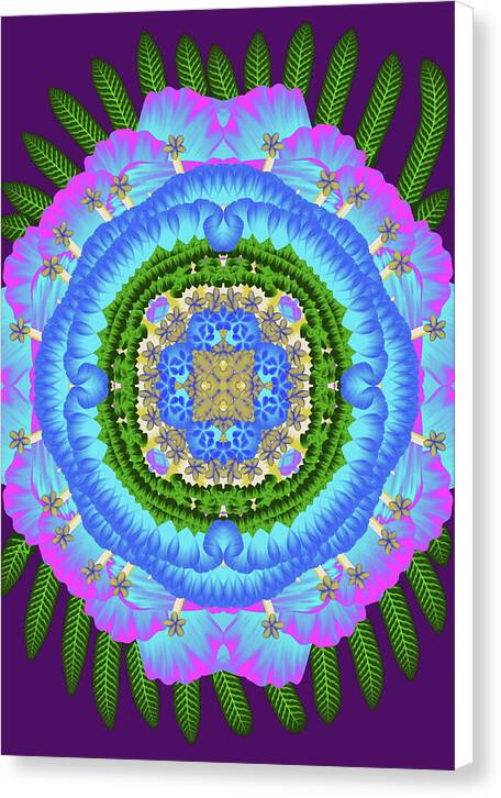 Fantasy Flower No 7 - Canvas Print