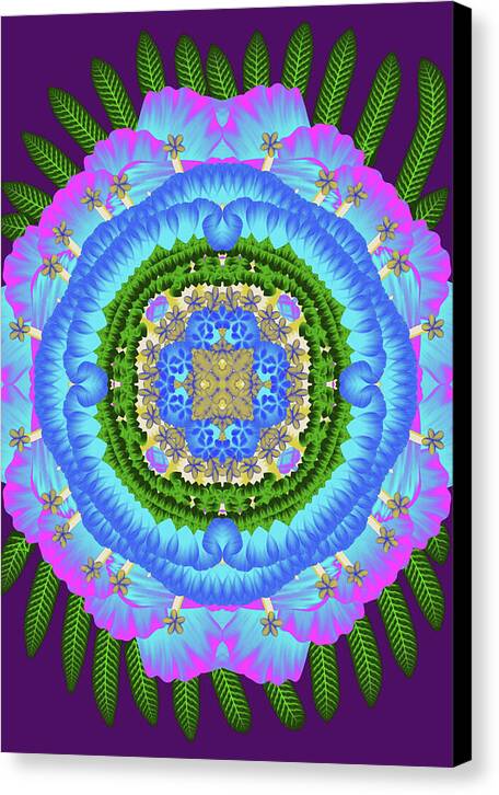 Fantasy Flower No 7 - Canvas Print