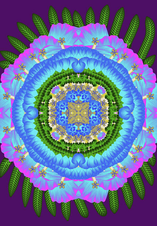 Fantasy Flower No 7 - Art Print