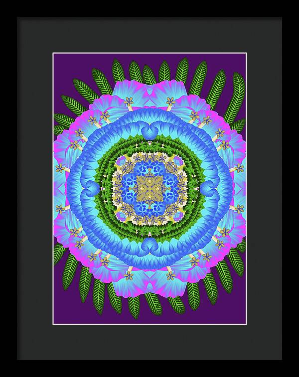 Fantasy Flower No 7 - Framed Print