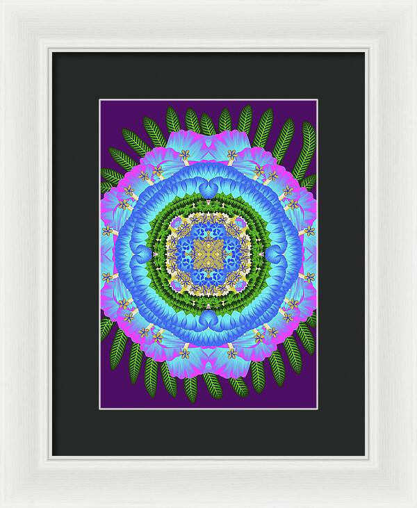 Fantasy Flower No 7 - Framed Print