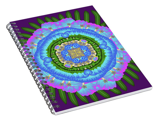 Fantasy Flower No 7 - Spiral Notebook