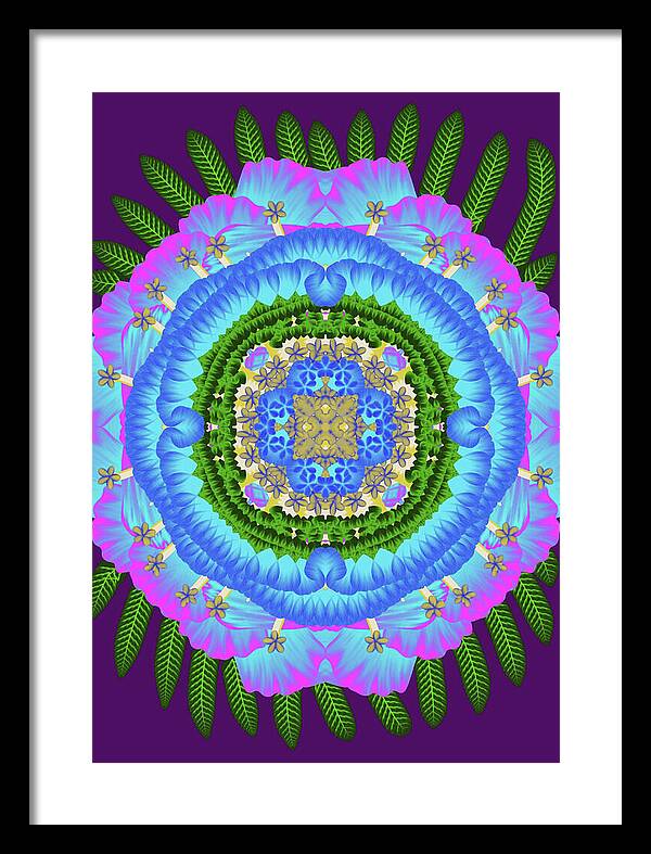 Fantasy Flower No 7 - Framed Print