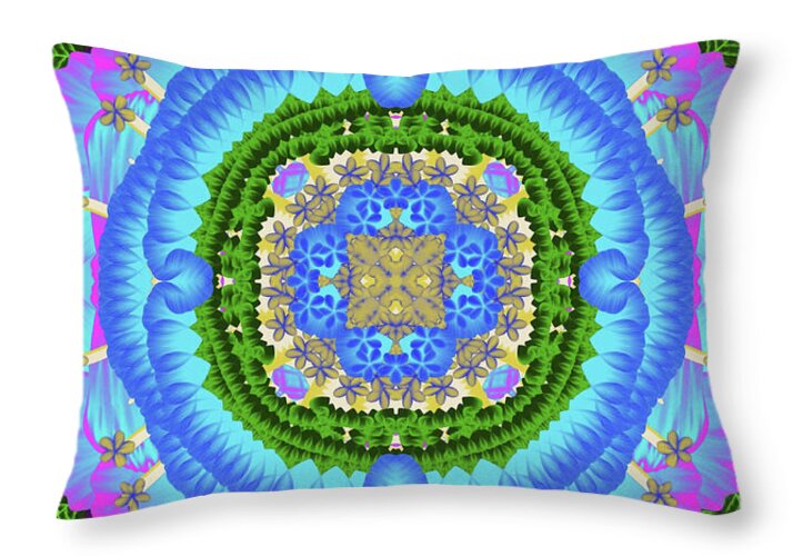 Fantasy Flower No 7 - Throw Pillow