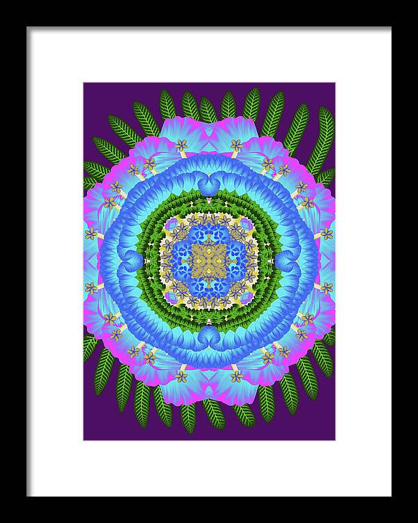 Fantasy Flower No 7 - Framed Print