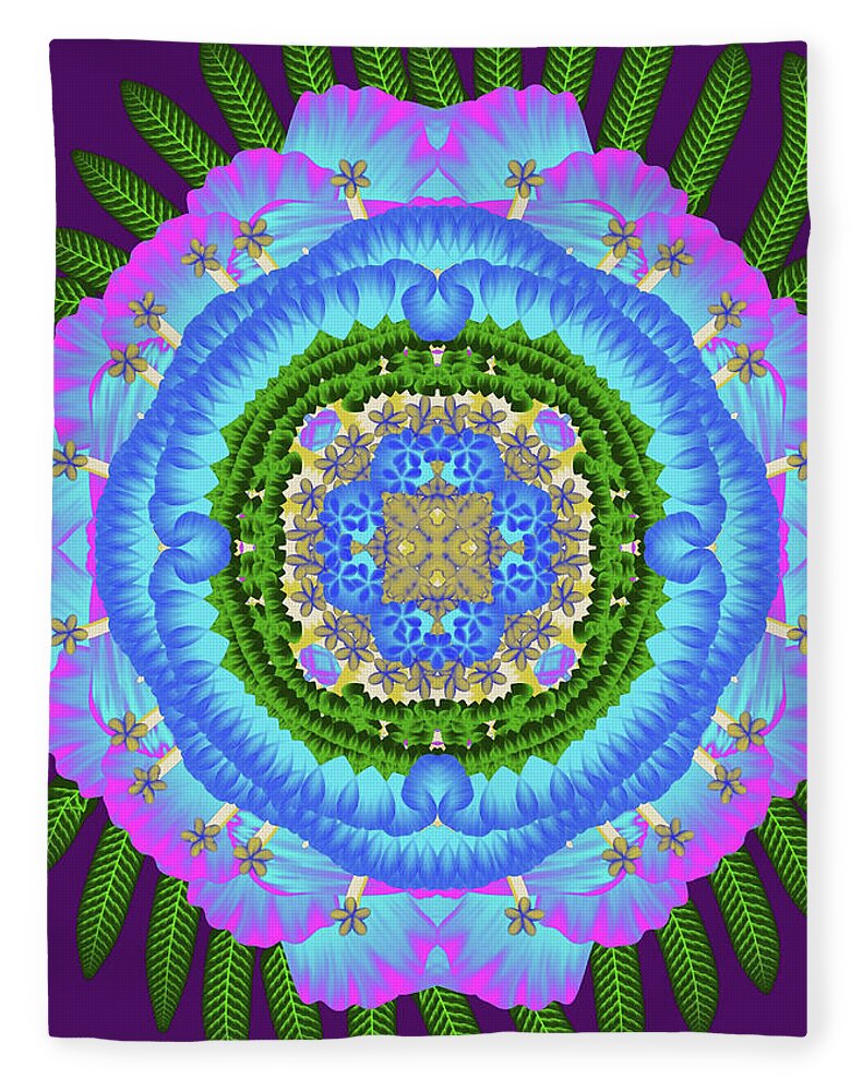 Fantasy Flower No 7 - Blanket