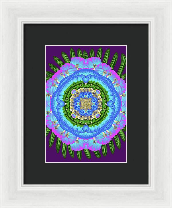 Fantasy Flower No 7 - Framed Print