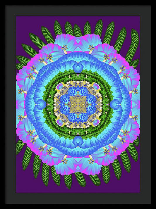 Fantasy Flower No 7 - Framed Print