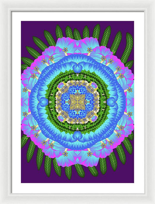 Fantasy Flower No 7 - Framed Print