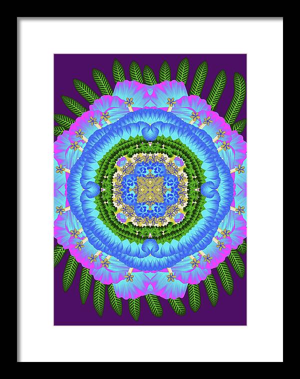 Fantasy Flower No 7 - Framed Print