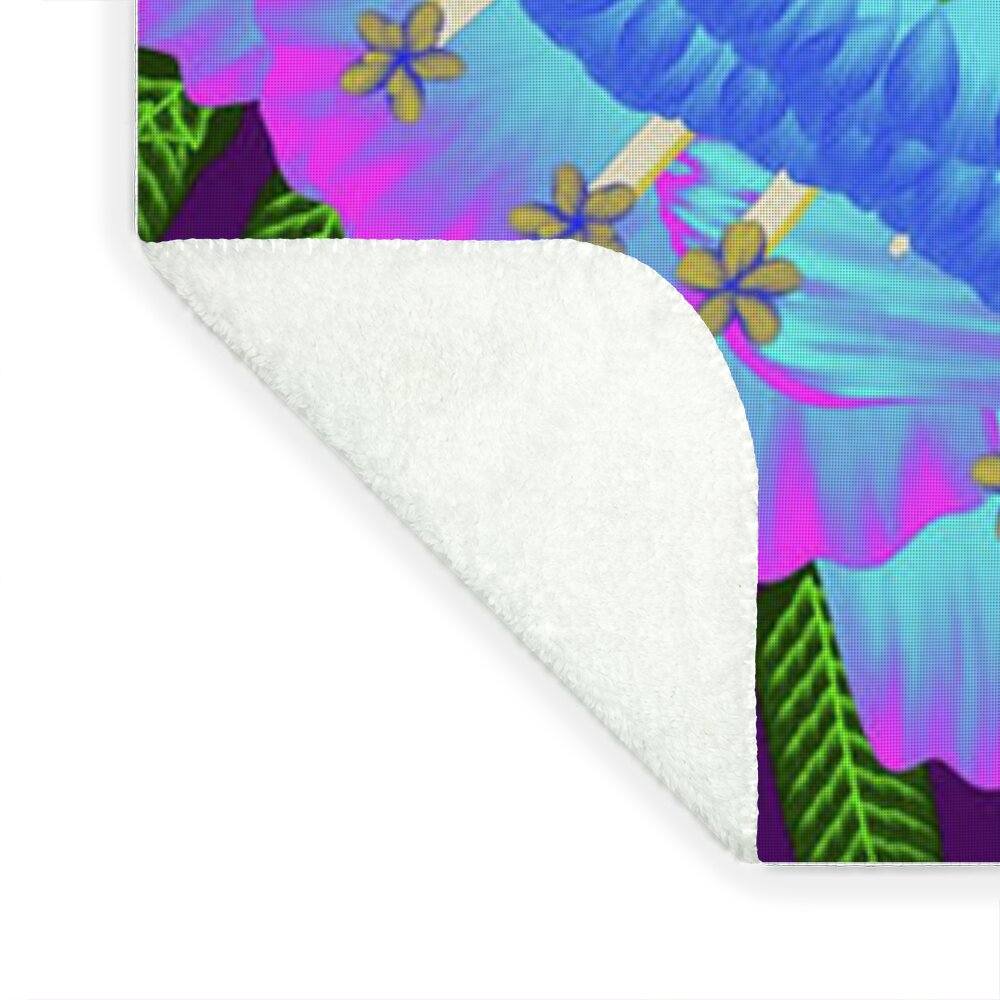 Fantasy Flower No 7 - Blanket