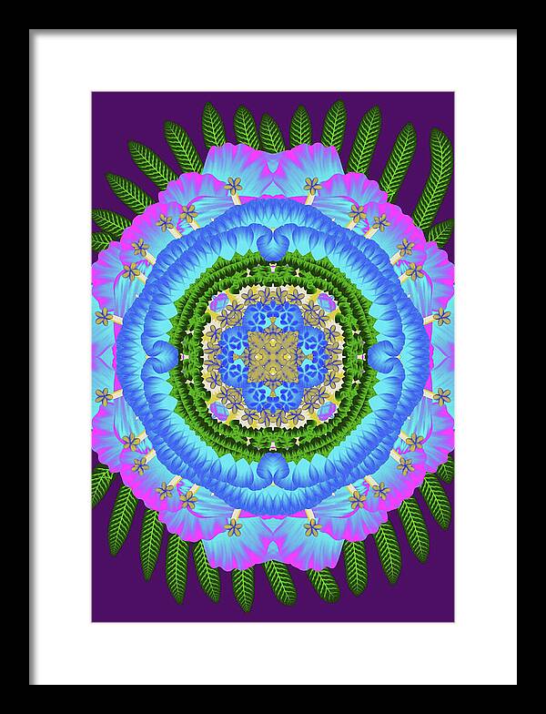 Fantasy Flower No 7 - Framed Print