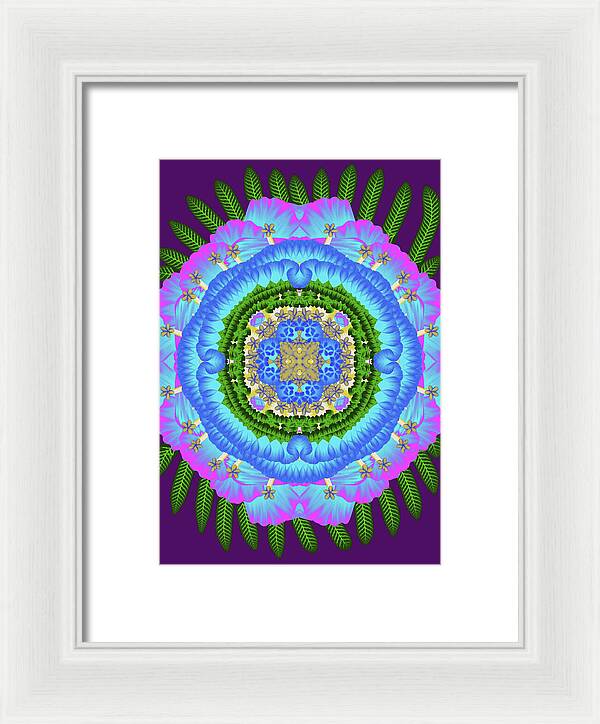 Fantasy Flower No 7 - Framed Print