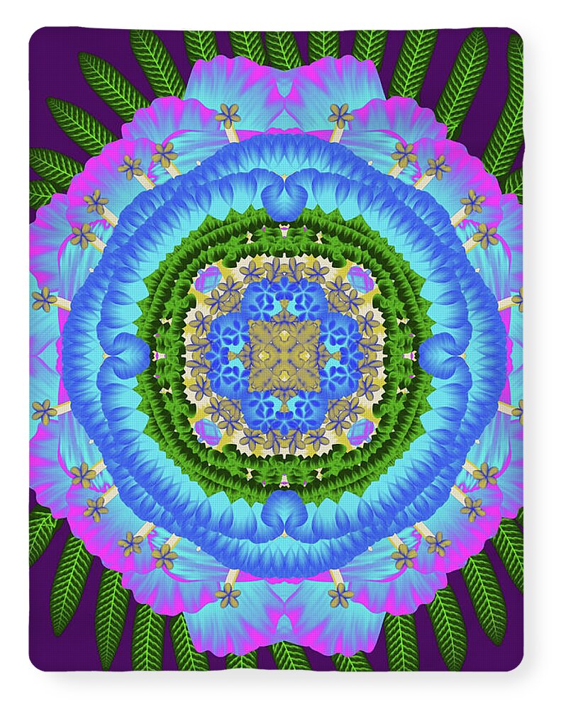 Fantasy Flower No 7 - Blanket