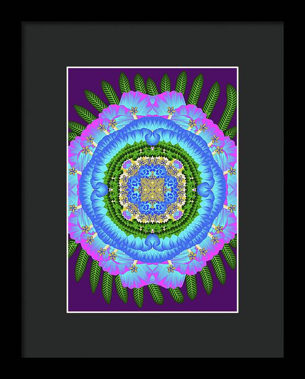 Fantasy Flower No 7 - Framed Print