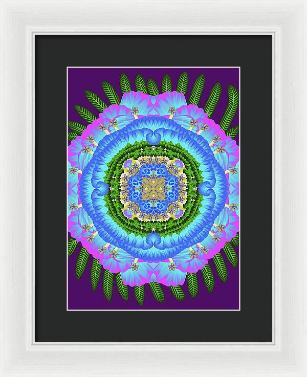 Fantasy Flower No 7 - Framed Print
