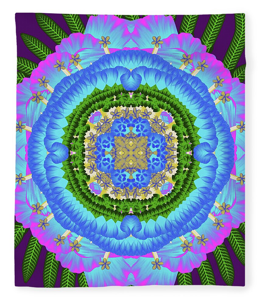Fantasy Flower No 7 - Blanket