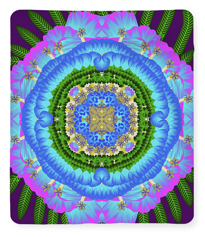 Fantasy Flower No 7 - Blanket