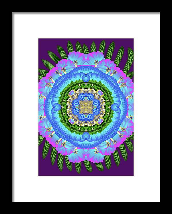 Fantasy Flower No 7 - Framed Print