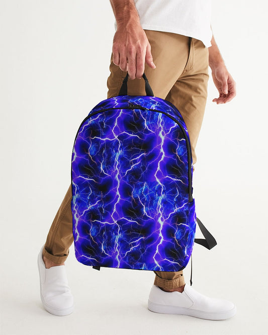 Blue Lightning Large Backpack