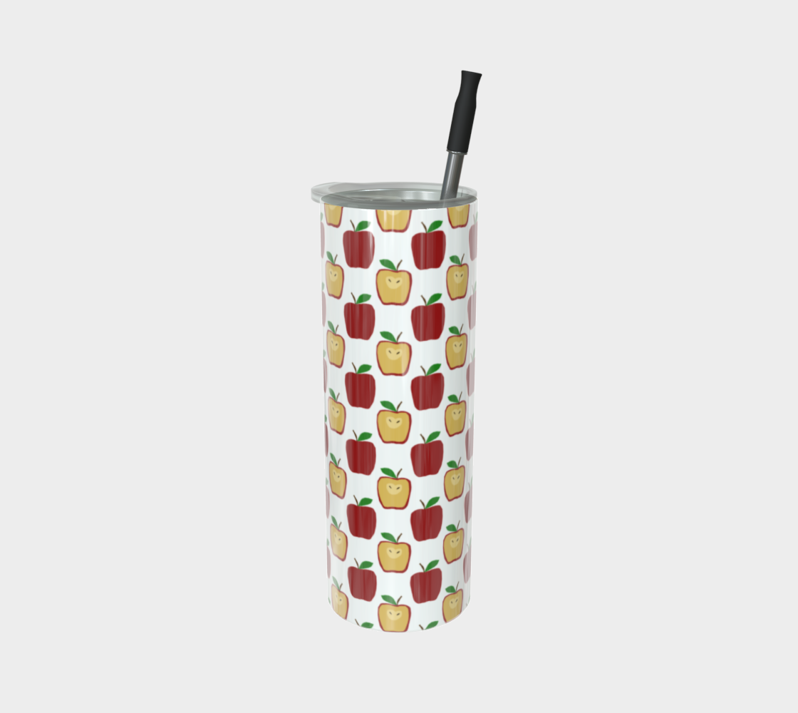Apple Polkadots Stainless Steel Tumbler