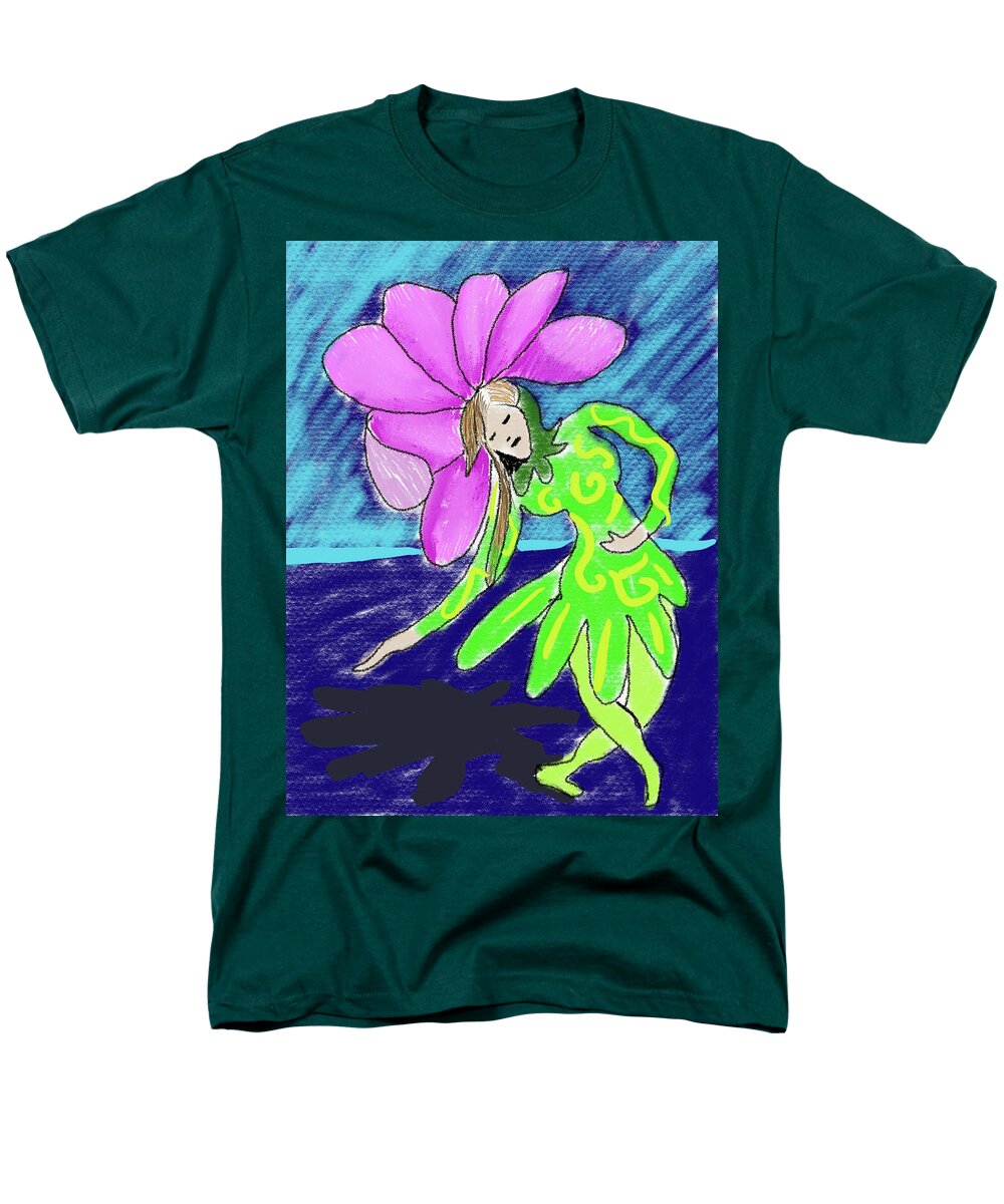 Flower Girl Dancer - Men's T-Shirt (Regular Fit)
