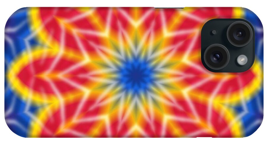 Flower Tie Dye Kaleidoscope - Phone Case