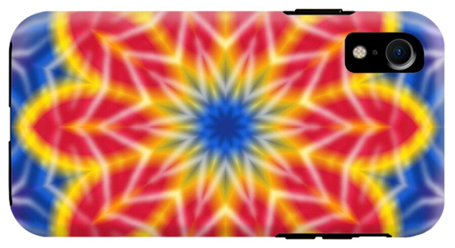Flower Tie Dye Kaleidoscope - Phone Case