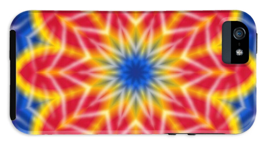 Flower Tie Dye Kaleidoscope - Phone Case