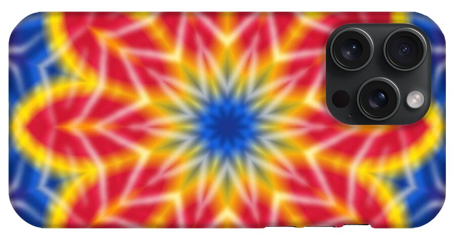 Flower Tie Dye Kaleidoscope - Phone Case