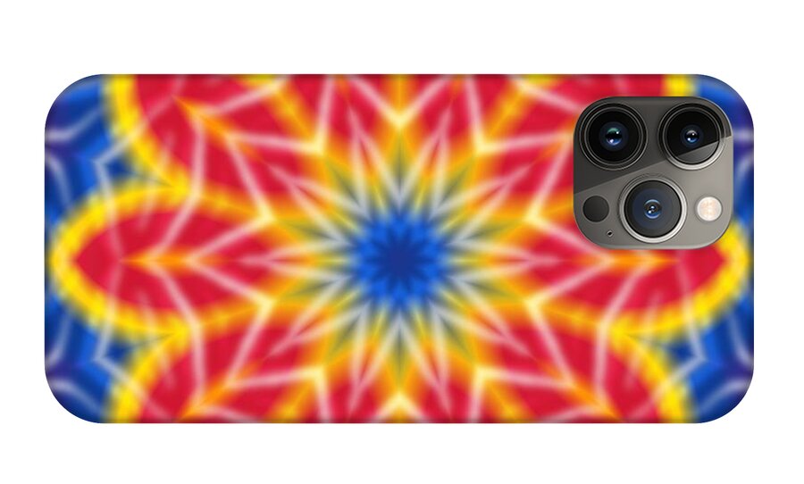 Flower Tie Dye Kaleidoscope - Phone Case