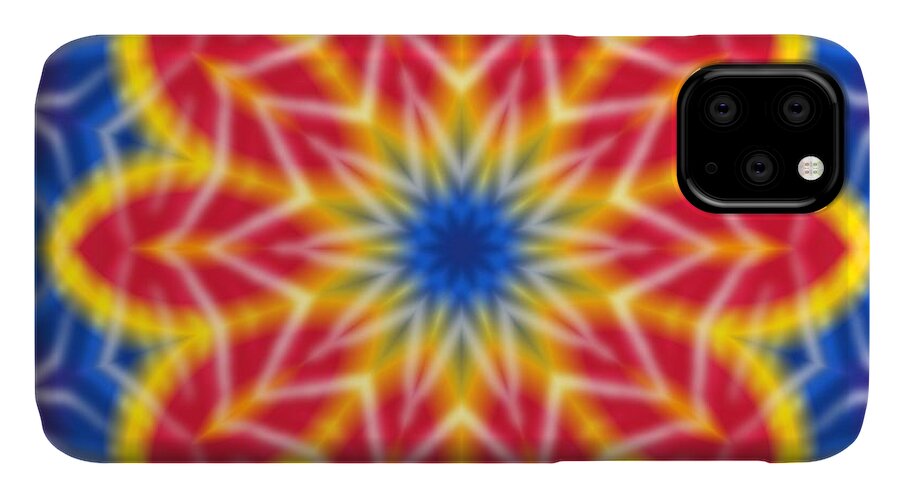 Flower Tie Dye Kaleidoscope - Phone Case