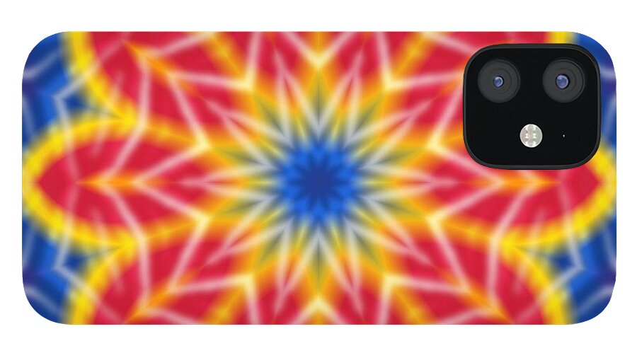 Flower Tie Dye Kaleidoscope - Phone Case
