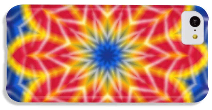 Flower Tie Dye Kaleidoscope - Phone Case