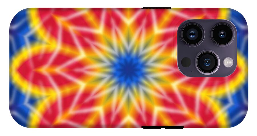 Flower Tie Dye Kaleidoscope - Phone Case