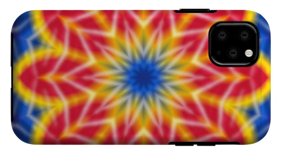 Flower Tie Dye Kaleidoscope - Phone Case