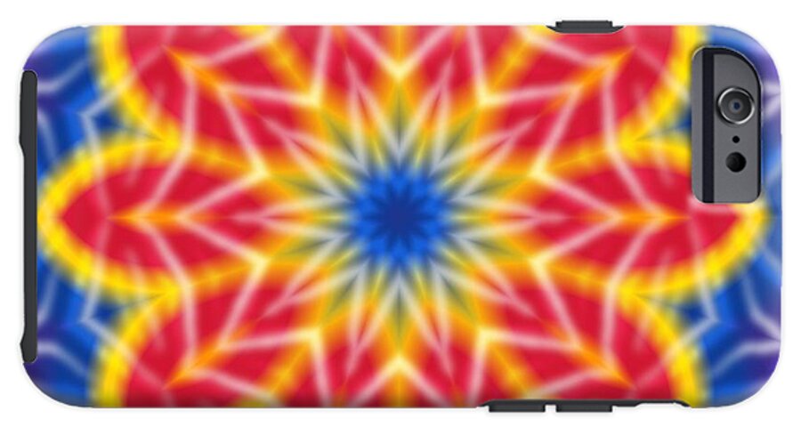 Flower Tie Dye Kaleidoscope - Phone Case