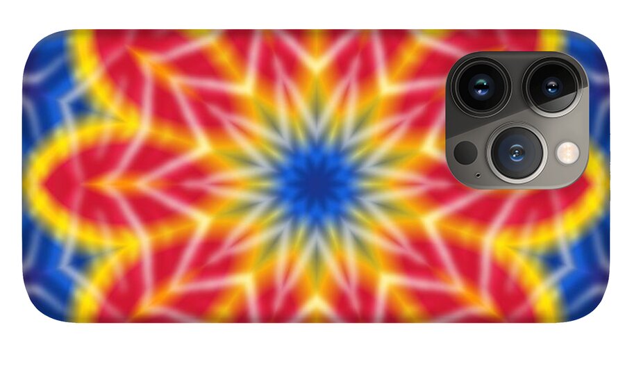 Flower Tie Dye Kaleidoscope - Phone Case