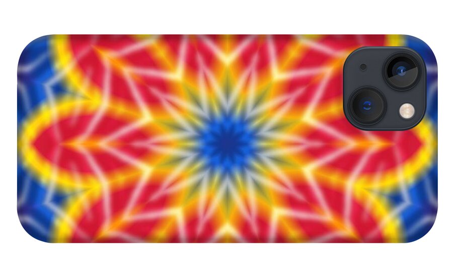 Flower Tie Dye Kaleidoscope - Phone Case