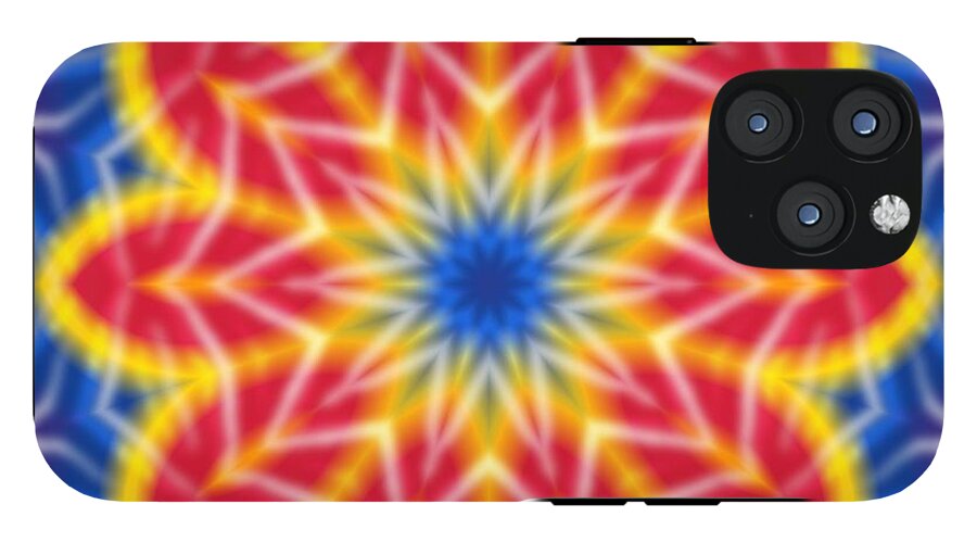 Flower Tie Dye Kaleidoscope - Phone Case