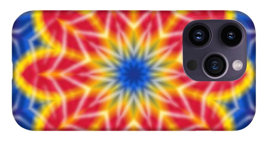 Flower Tie Dye Kaleidoscope - Phone Case