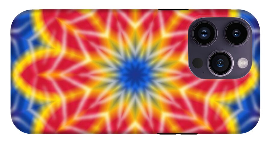Flower Tie Dye Kaleidoscope - Phone Case