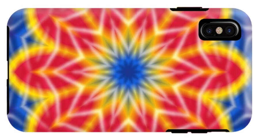 Flower Tie Dye Kaleidoscope - Phone Case