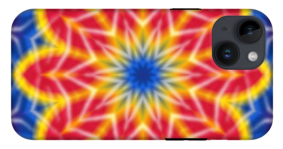Flower Tie Dye Kaleidoscope - Phone Case