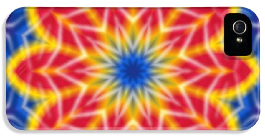 Flower Tie Dye Kaleidoscope - Phone Case