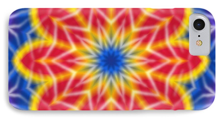 Flower Tie Dye Kaleidoscope - Phone Case